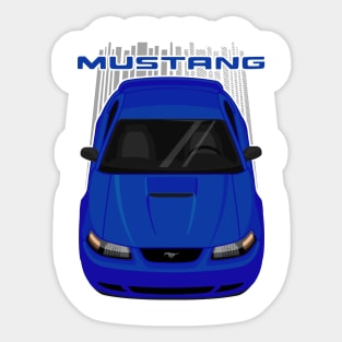 Mustang GT 1999 to 2004 SN95 New Edge - Blue Sticker